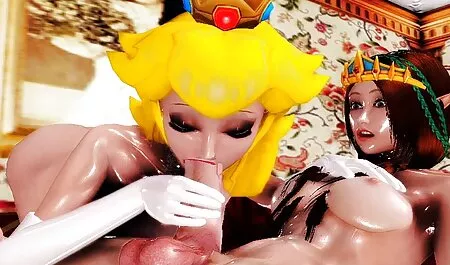 Una belleza con grandes tetas acariciando un cuerpo desnudo veteranas con negros en un video genial